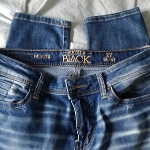 Buckle Black Women's Jeans (Stretch)